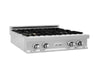 30 Porcelain Gas Stovetop in DuraSnow Stainless Steel®