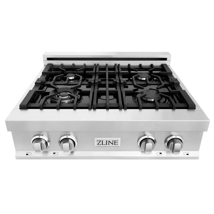 30 Porcelain Gas Stovetop with 4 Gas Burners (RT30) -