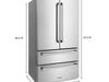 36 22.5 cu. ft. Freestanding French Door Refrigerator