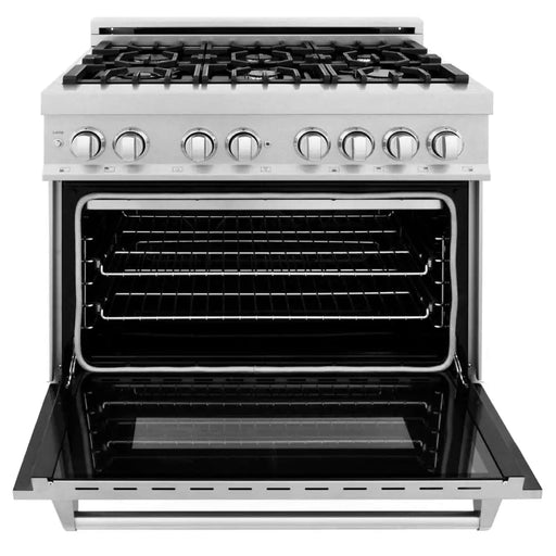 36 4.6 cu. ft. Dual Fuel Range with Gas Stove and Electric