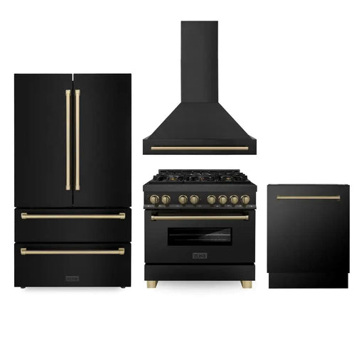 36 Autograph Edition Kitchen Package with Black Stainless