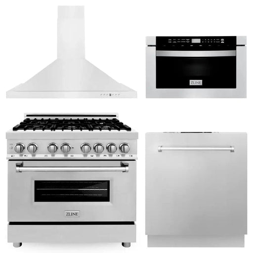 36 Kitchen Package with Stainless Steel Dual Fuel Range
