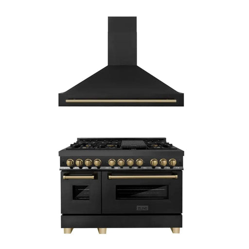 48 Autograph Edition Kitchen Package with Black Stainless