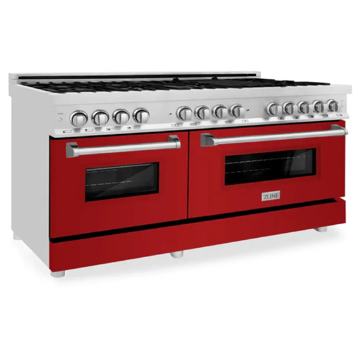 60 in. 7.4 cu. ft. Dual Fuel Range with Gas Stove