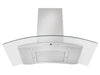 Convertible Vent Wall Mount Range Hood in Stainless Steel &