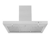 Convertible Vent Wall Mount Range Hood in Stainless Steel