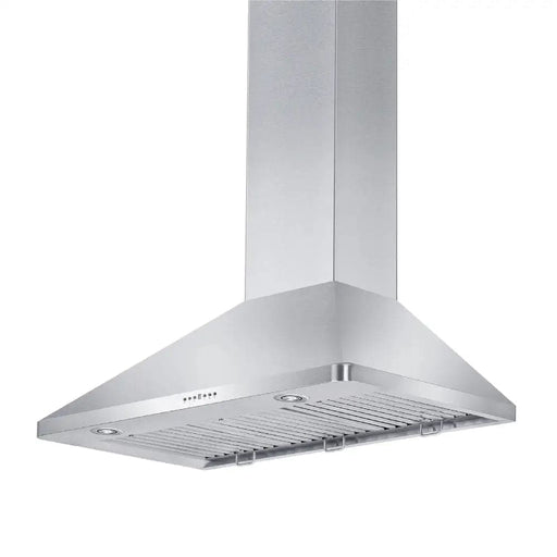 Convertible Vent Wall Mount Range Hood in Stainless Steel