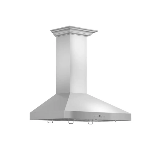 Convertible Vent Wall Mount Range Hood in Stainless Steel