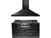 Kitchen Package with Black Stainless Steel Dual Fuel Range