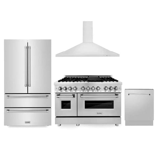 Kitchen Package with Refrigeration 48 Stainless Steel Dual